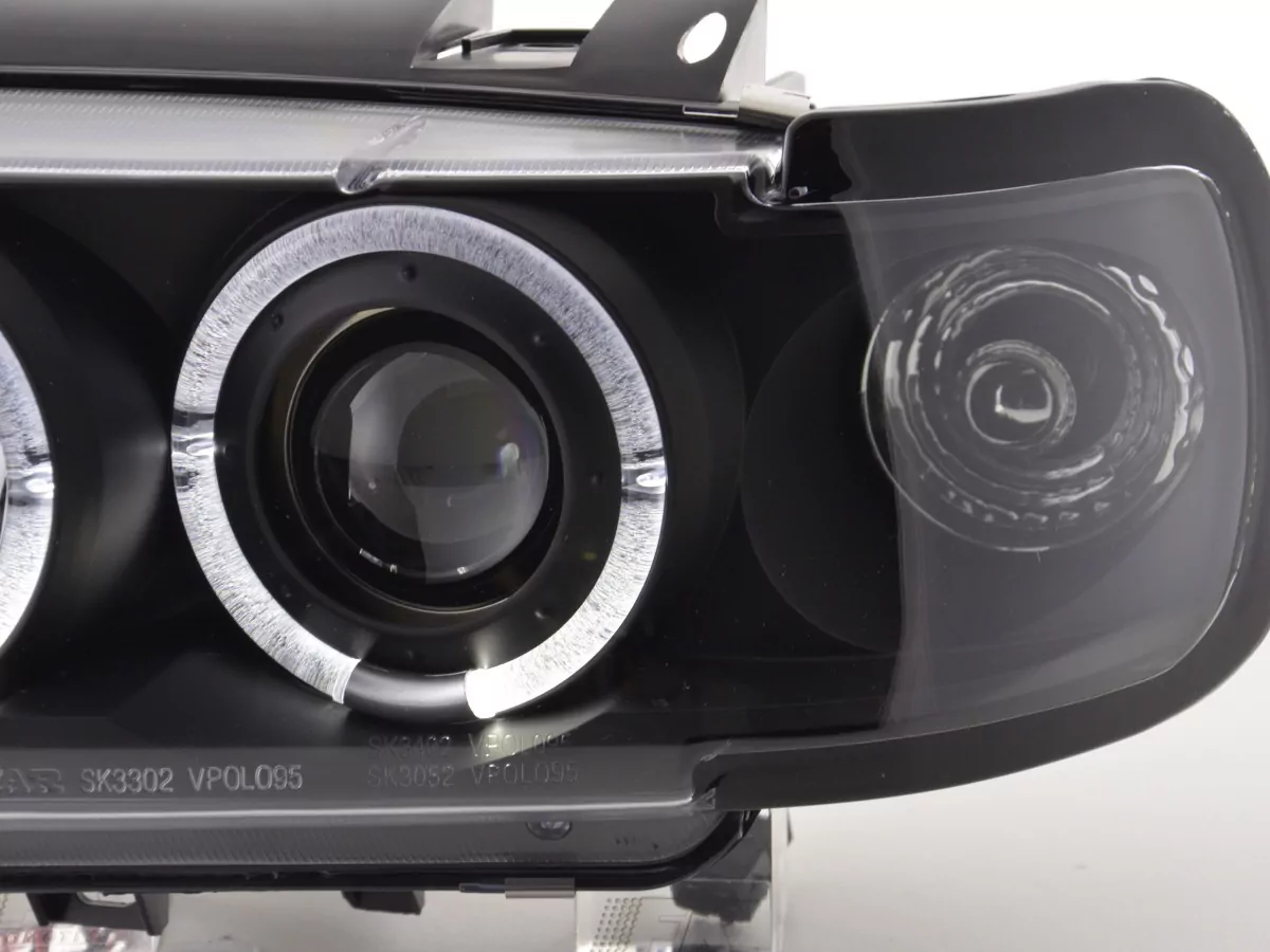 Scheinwerfer Set VW Polo Typ 6N Bj. 94-99 schwarz