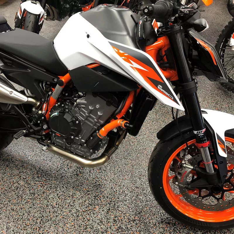 SAMCO SPORT Siliconschlauch Kit orange für KTM 890 Duke R Modelljahr 2020-2023