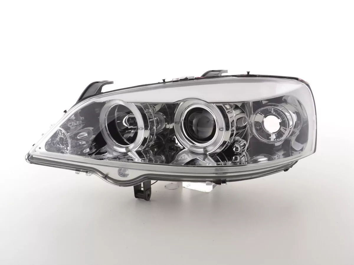 Scheinwerfer Set Opel Astra G Bj. 98-03 chrom