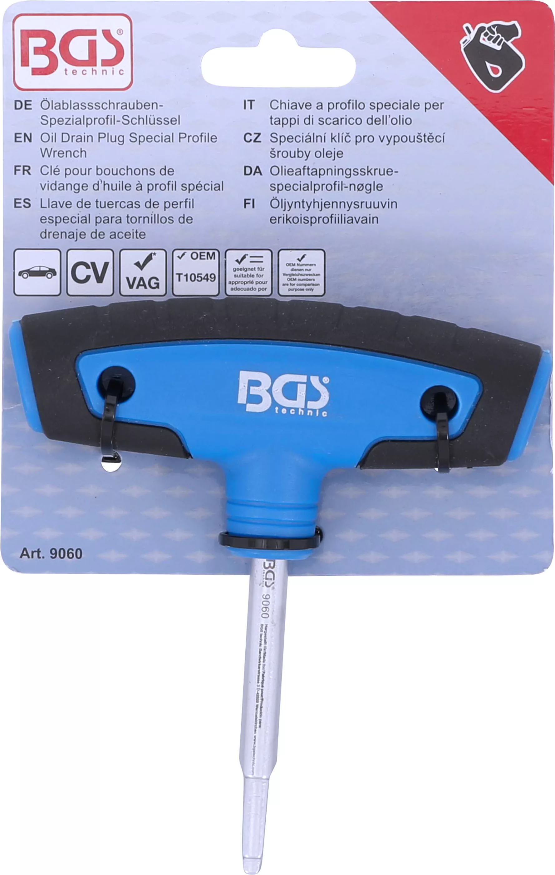 Ölablassschrauben-Spezialprofil-Schlüssel | für VAG