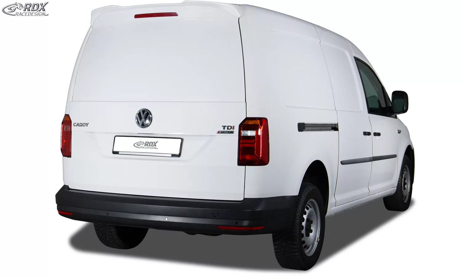 RDX Heckspoiler für VW Caddy 2K 2KN (2015-2020) mit Heckklappe Dachspoiler Spoiler Flügeltürer