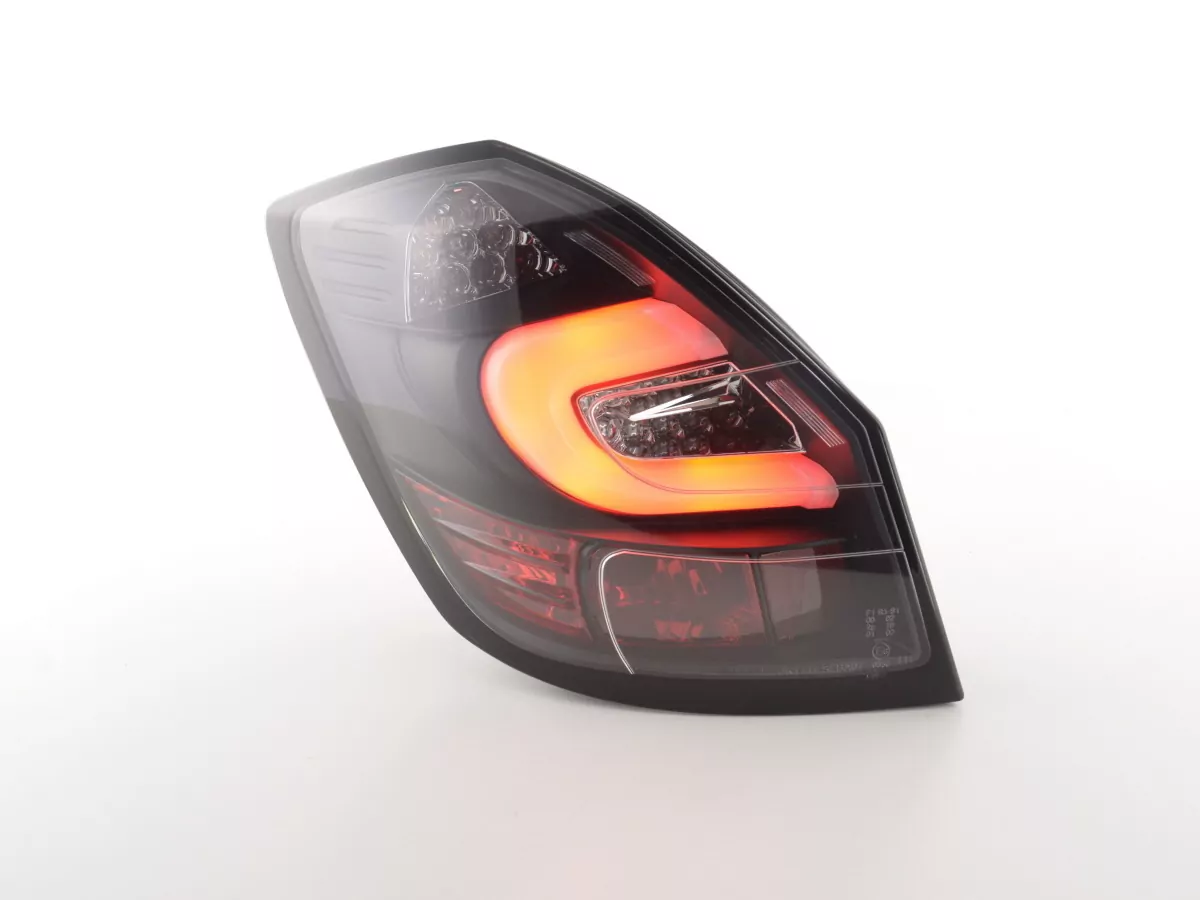 LED Rückleuchten Set Skoda Fabia 5-türig Bj. ab 2007 schwarz