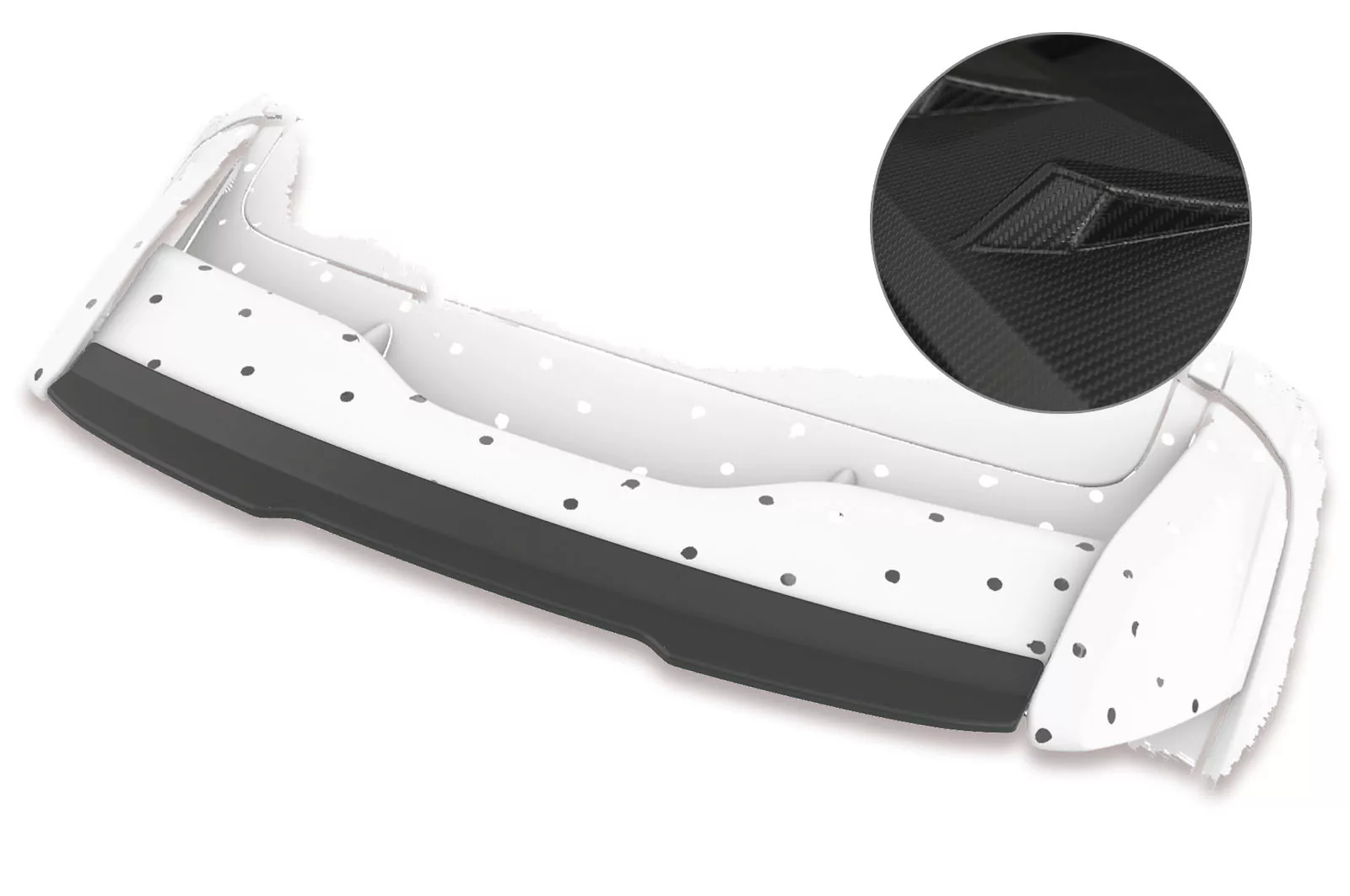 Heckflügel mit ABE für Ford Focus MK3 RS HF679-M Carbon Look (matt)