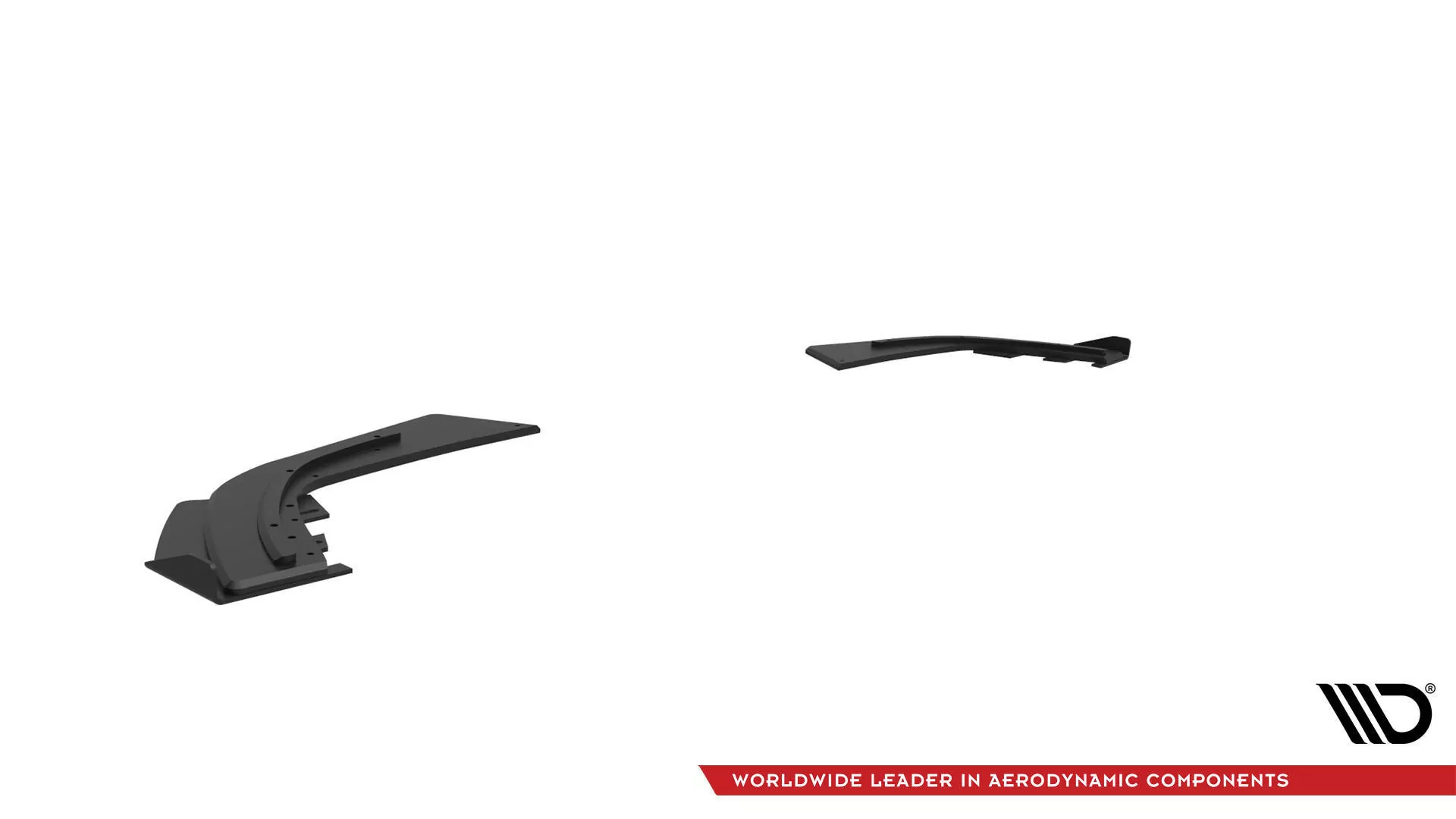 Street Pro Heck Ansatz Flaps Diffusor +Flaps Für Mercedes-AMG A35 Hatchback W177 Schwarz Hochglanz