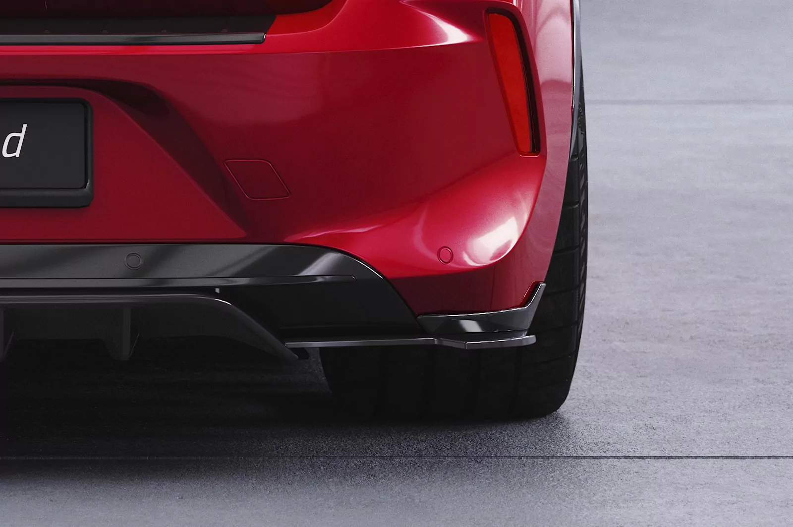 Heckansatz für Opel Astra L Schrägheck HA466 Schwarz Strukturiert