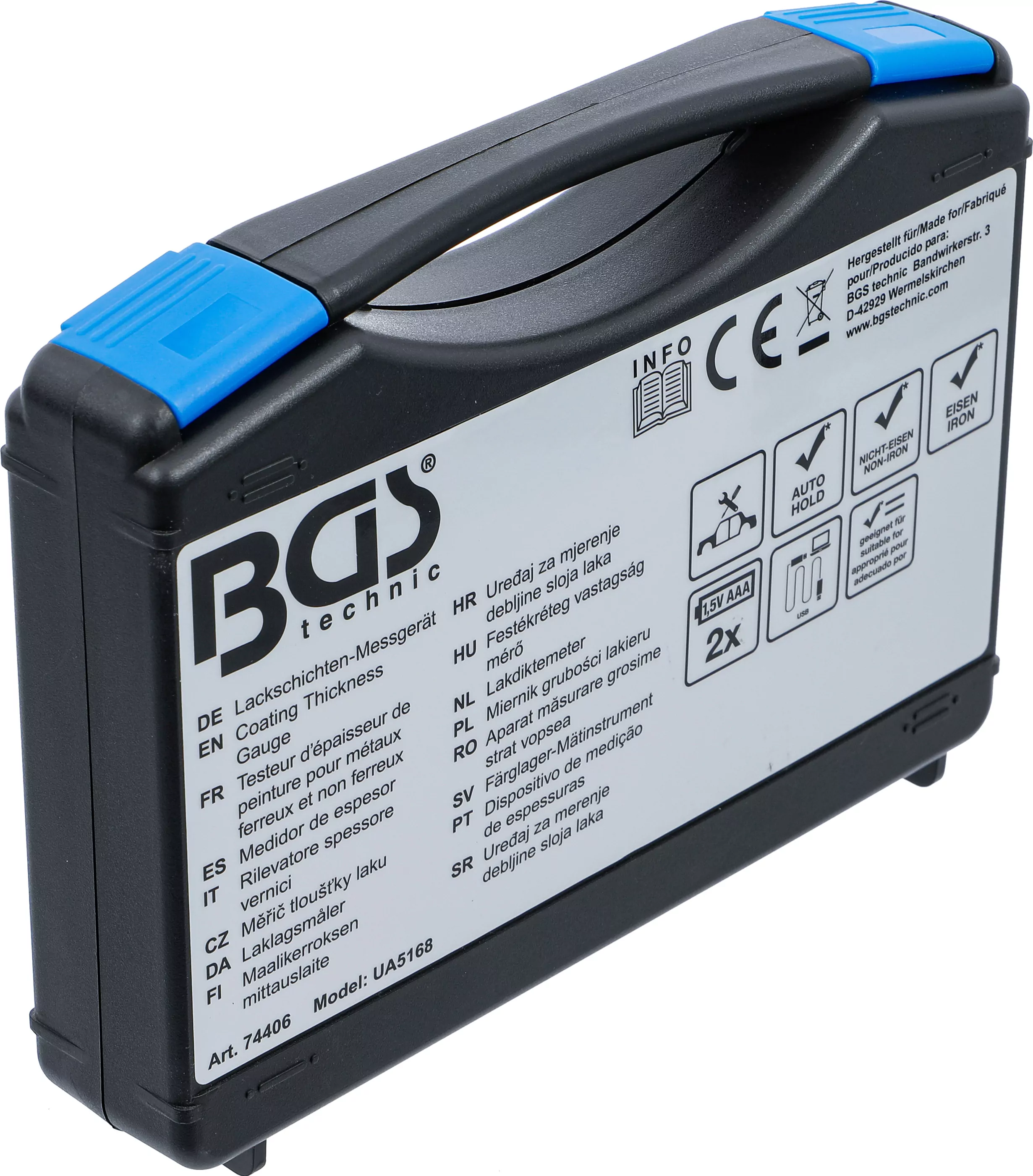 Lackschichten-Messgerät | für Eisen und Nicht-Eisen-Metalle