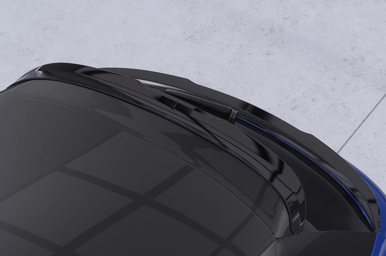 Heckflügel mit ABE für Audi A1 / S1 (8X) Sportback HF102 Schwarz Strukturiert