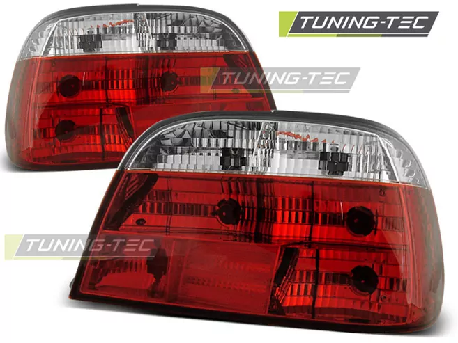 Tail Lights Red White Fits Bmw E38 06.94-07.01