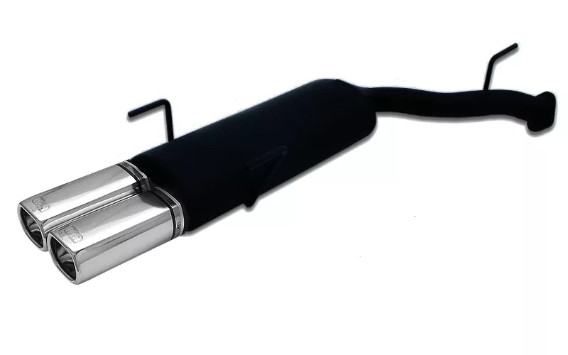 Ulter Sportauspuff für Opel Vectra B facelift COMBI 1999-2002 - 2 Endrohre Rechteckig 80×65