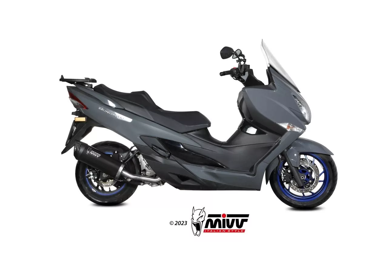 MIVV MOVER Edelstahl Schwarz SUZUKI BURGMAN 400 2022 > 2024