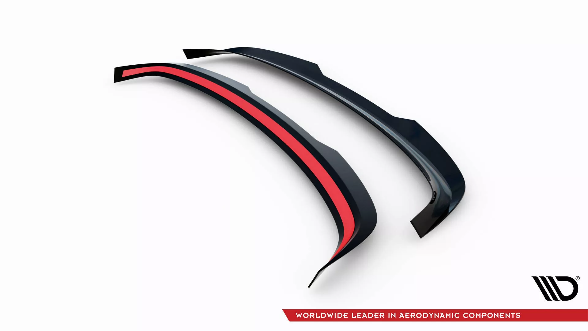 Spoiler CAP Für Volkswagen Scirocco Mk3 Facelift Schwarz Hochglanz
