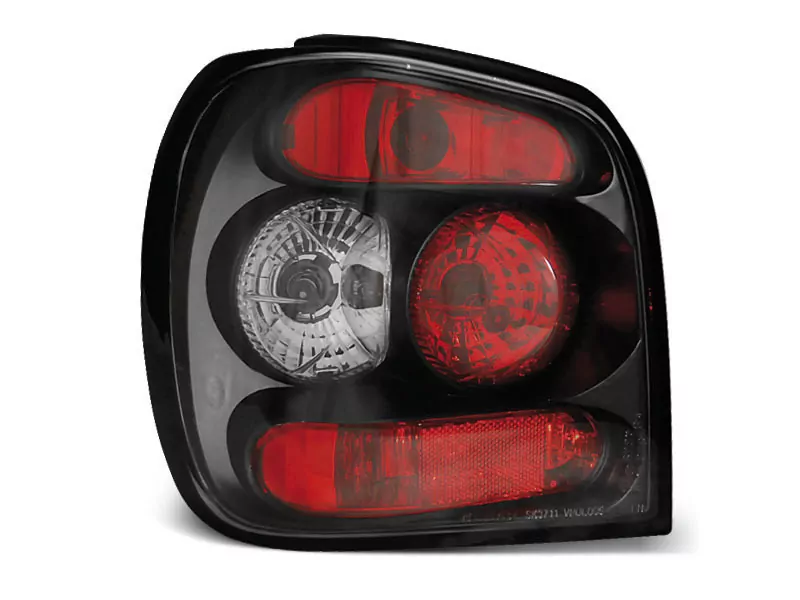 Tail Lights Black Fits Vw Polo 6n2 10.99-10.01