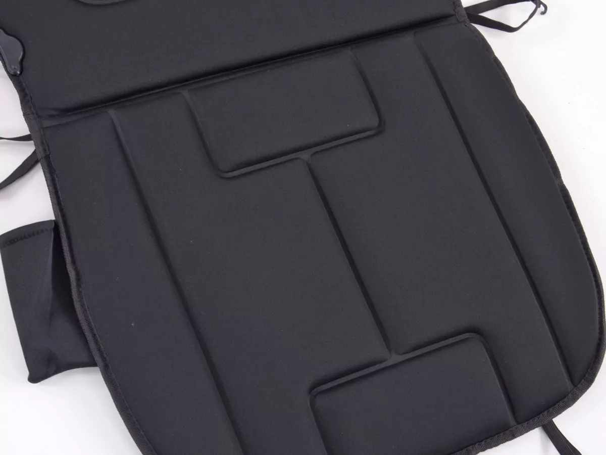 Sitzauflage mit Sitzheizung und Massagefunktion schwarz