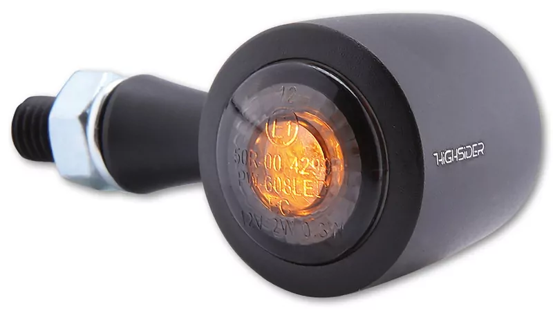 HIGHSIDER pro Enterprise LED Taillight/Indicator Black/Smoke 3in1, CNC, E-Approved (Pair)