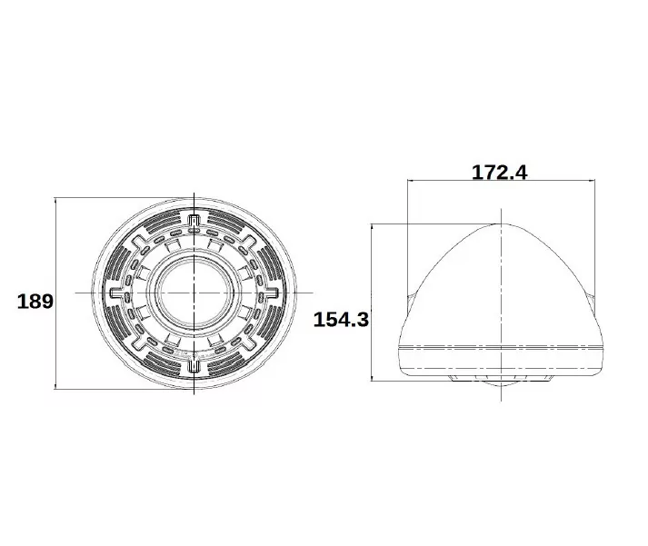 Scheinwerfer "Angel Eye" 7" | schwarz-matt Ellipsoid | LED-Standlichtring | M8 | E-geprüft