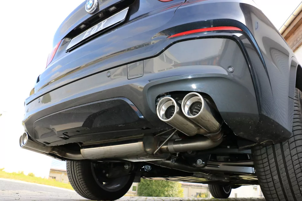 BMW X4 F26  Endschalldämpfer quer Ausgang rechts/links - 2x90 Typ 17 rechts/links