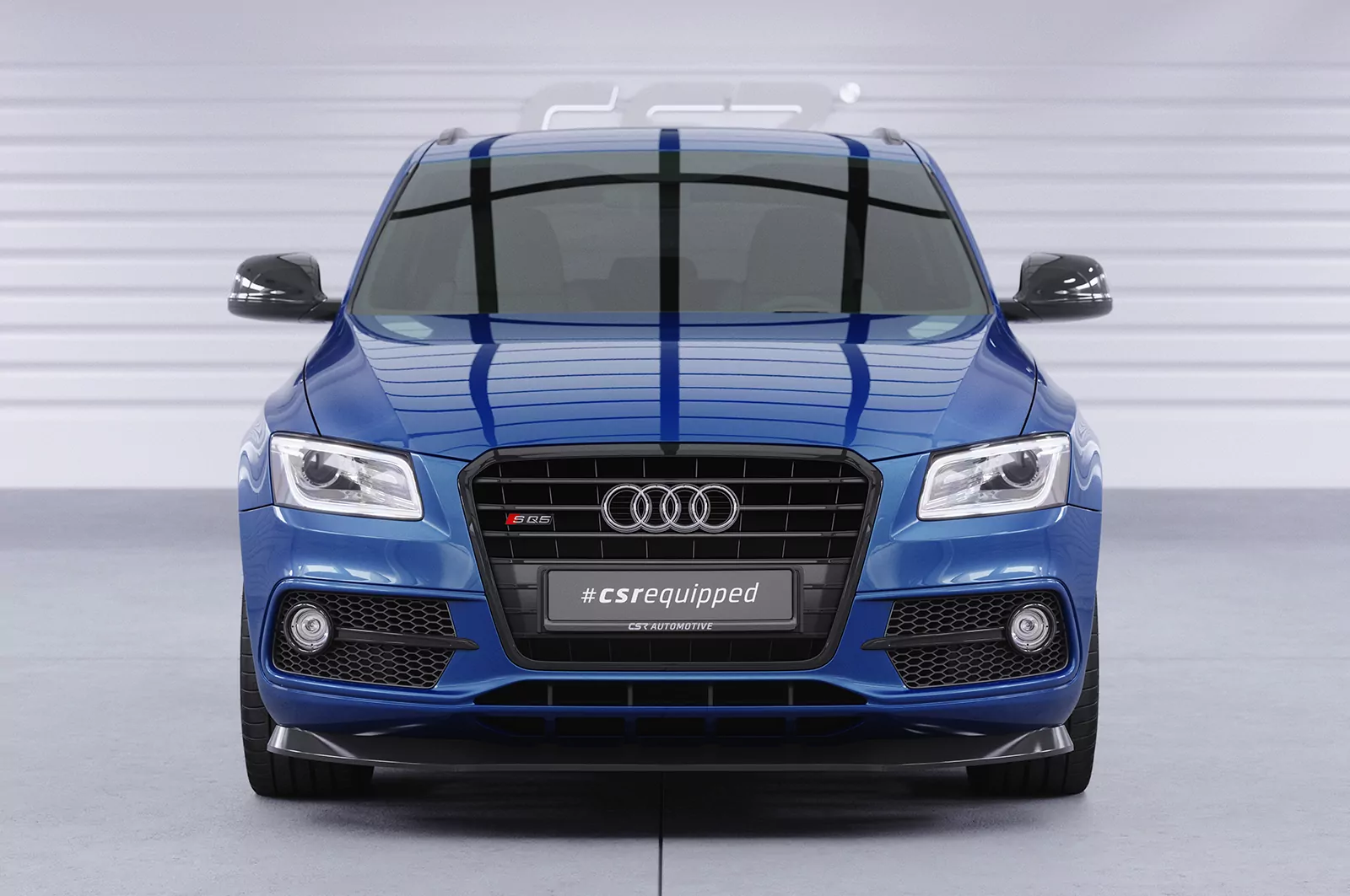 Cup-Spoilerlippe mit ABE für Audi SQ5 (8R) CSL480 Schwarz Strukturiert