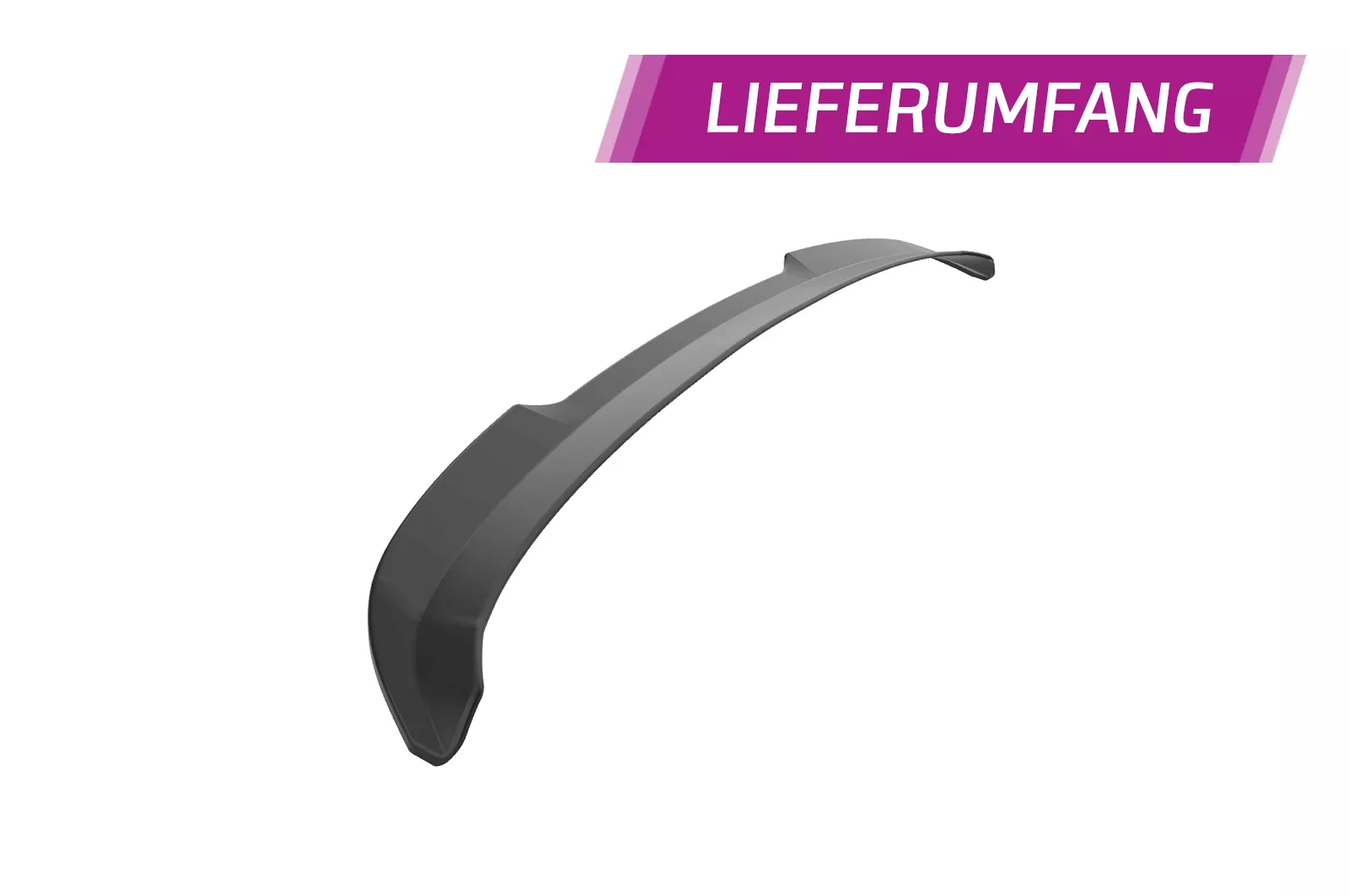 Heckflügel mit ABE für Renault Captur II HF904 Schwarz Strukturiert