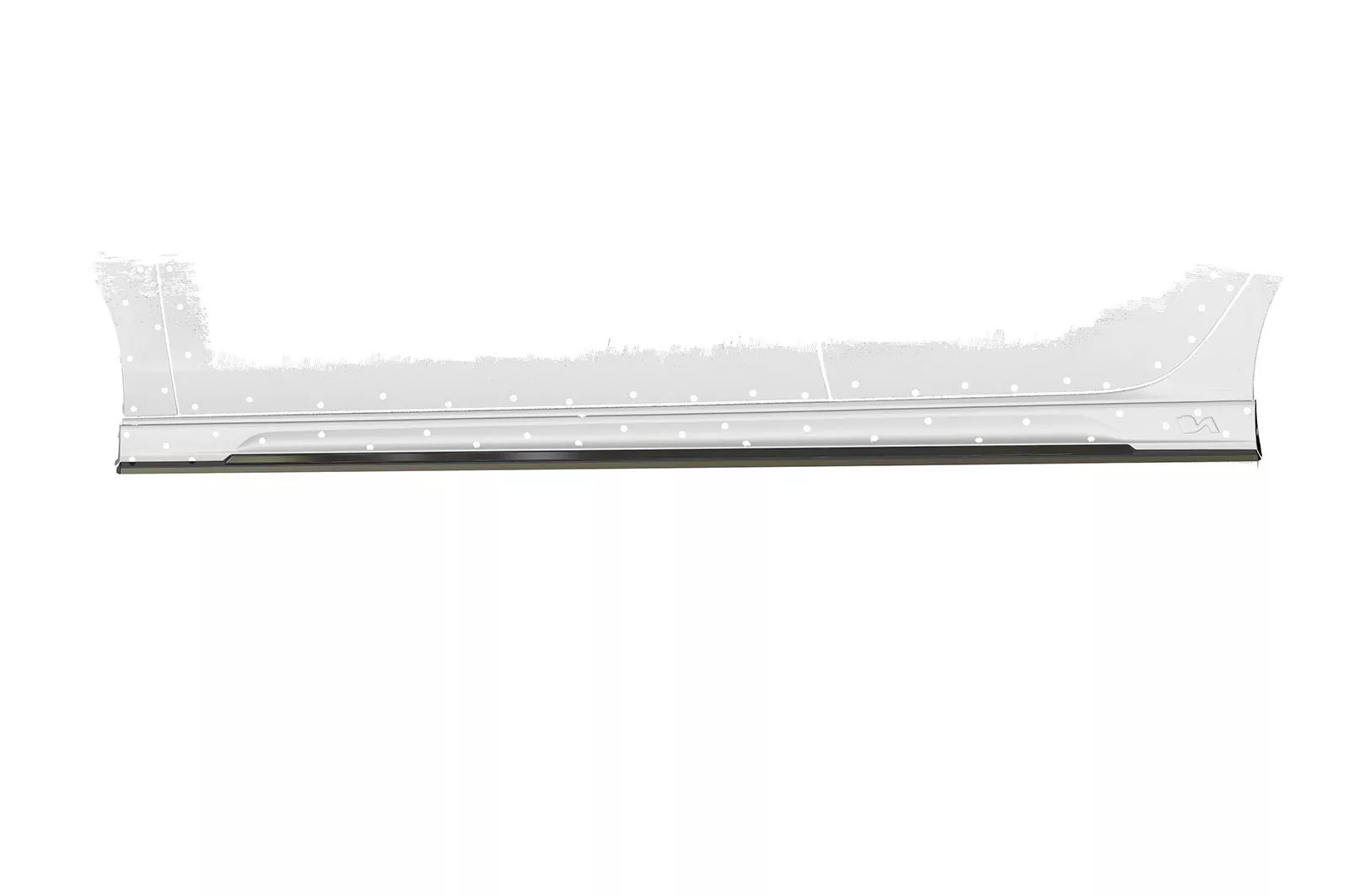 Seitenschweller für Hyundai I30 N (PD) SS473-M Carbon Look (matt)