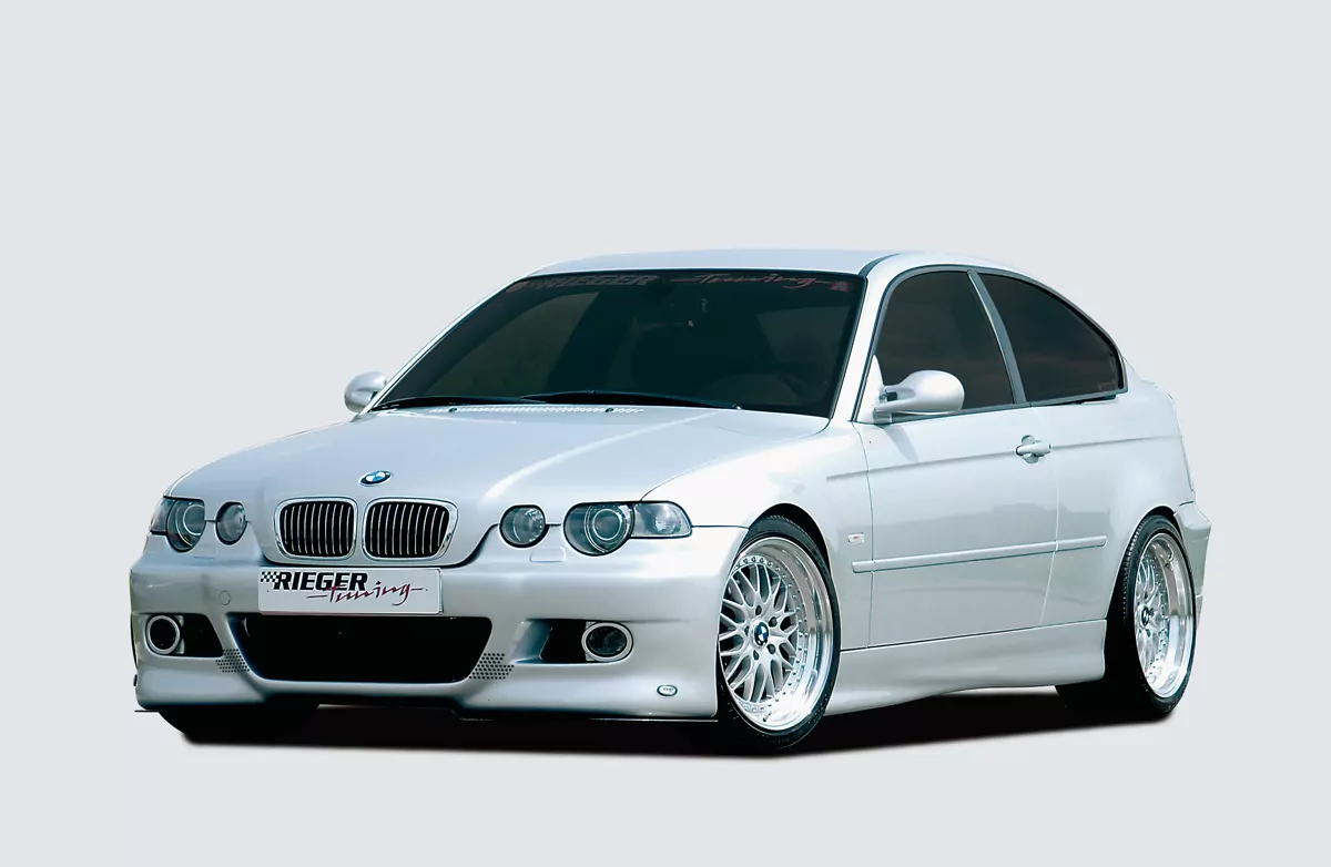 Rieger Seitenschweller für BMW 3er E46 - Compact 02.02- (ab Facelift) carbon optik