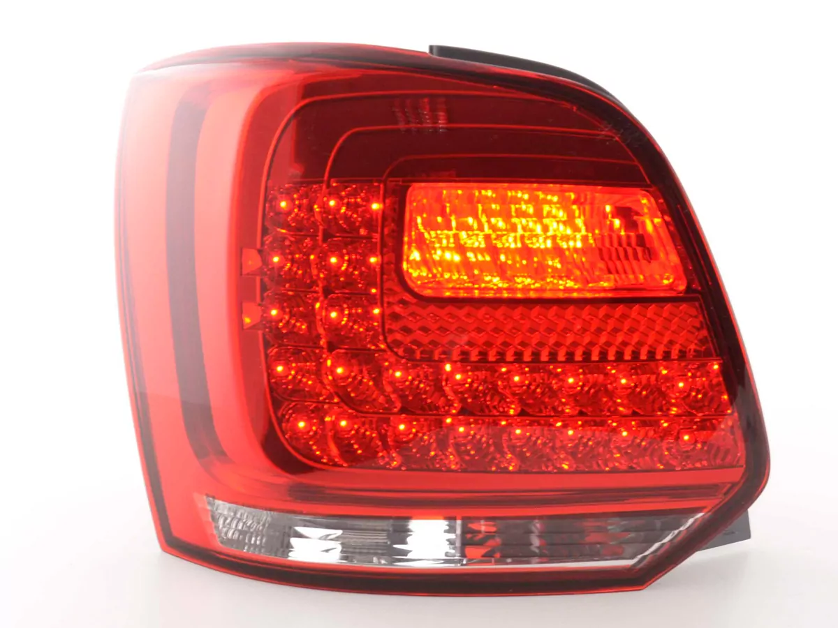 LED Rückleuchten Set VW Polo 6R Bj. ab 2009 klar/rot