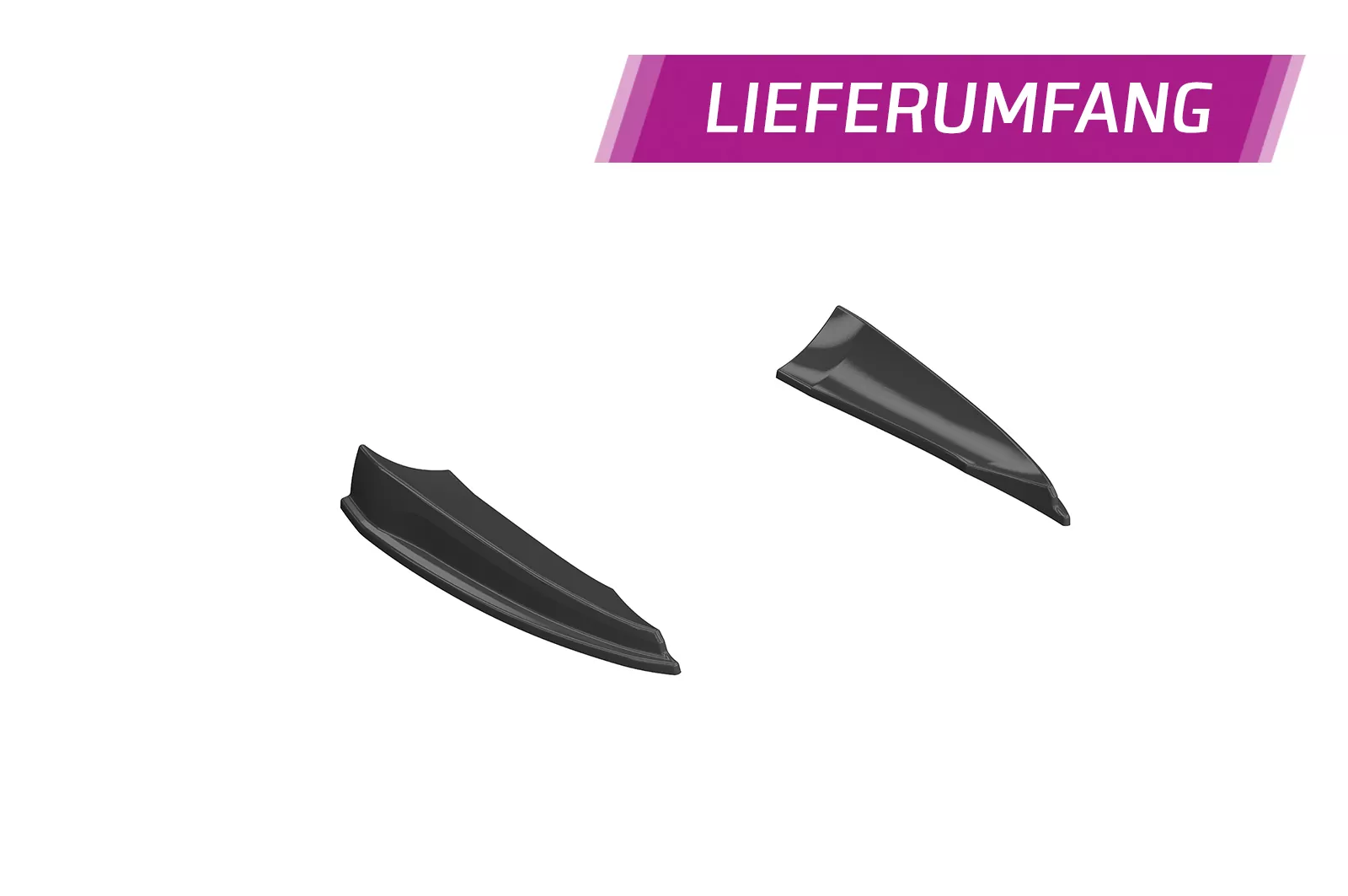 Heckansatz für Opel Astra J Sports Tourer HA424 Schwarz Strukturiert