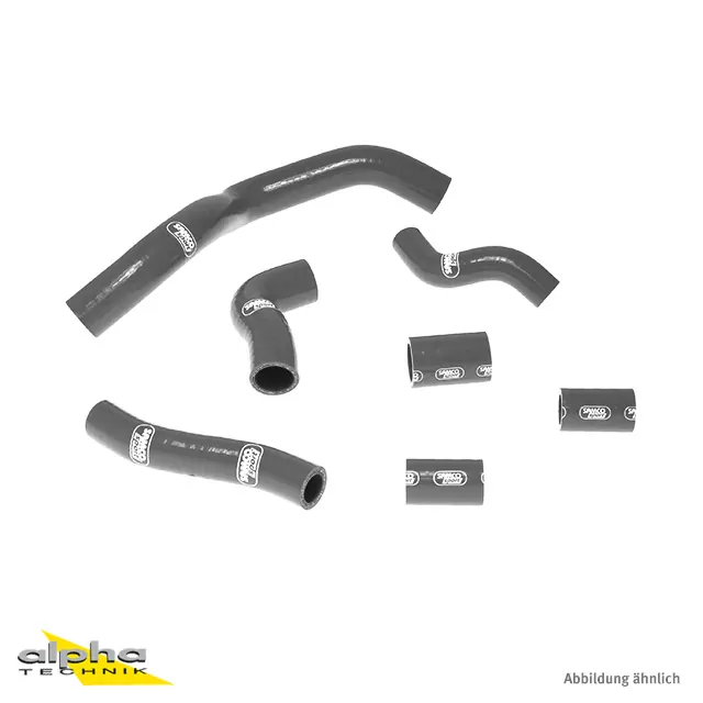 SAMCO SPORT Siliconschlauch Kit classic schwarz matt für KTM 950 Adventure S 990 Adventure S 990 Super Duke Modelljahr 2004-2013