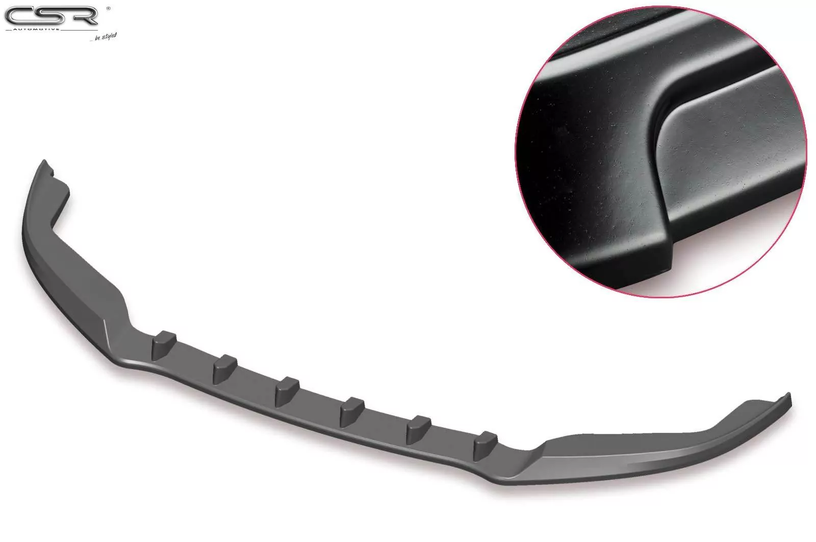 Cup-Spoilerlippe mit ABE für Porsche Panamera 1 Lackierfreundlich (schwarz matt)