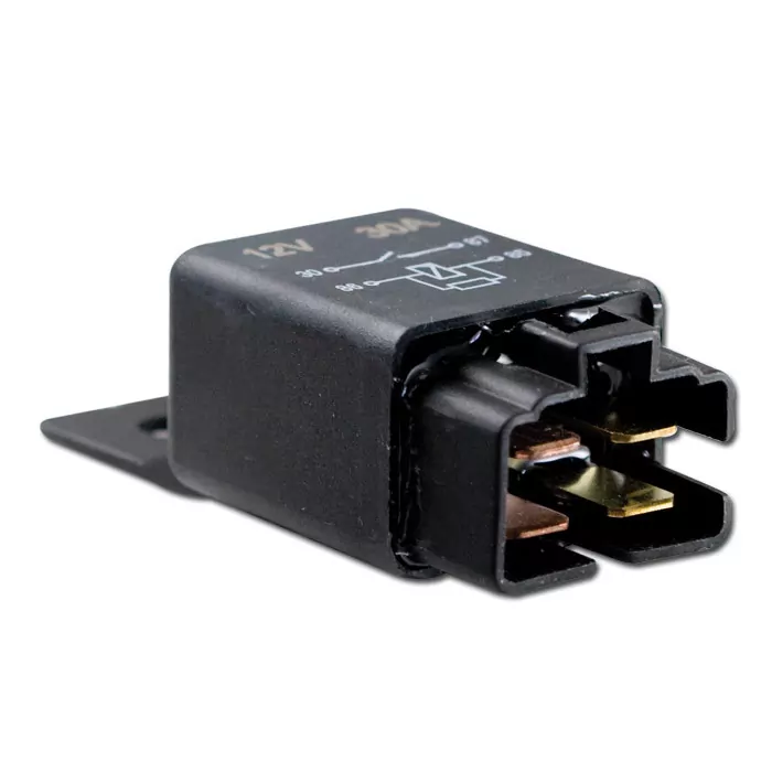 Schaltrelais 12V DC, universal, max. 30A, 4 Pin's, Stecker weiblich