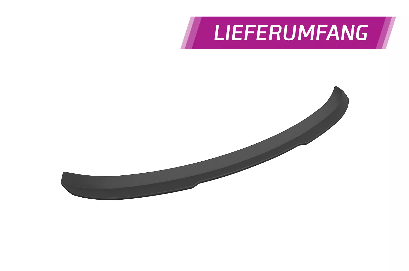 Heckflügel mit ABE für BMW X4 (F26) HF711 Strukturiert (schwarz matt)