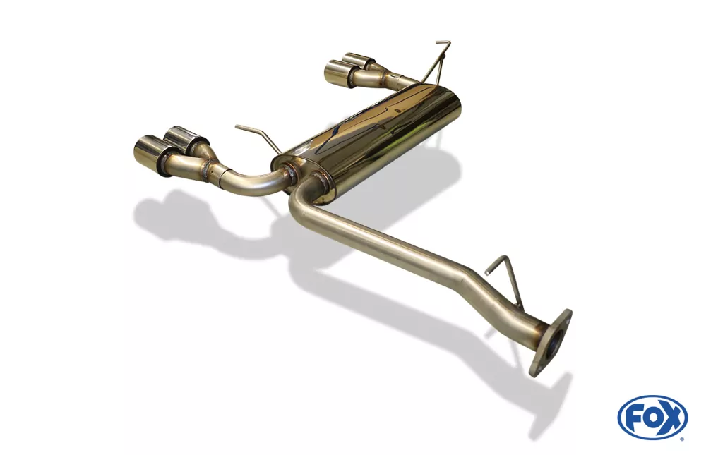 Honda Prelude IV BB2/3  Endschalldämpfer quer Ausgang rechts/links - 2x80 Typ 13 rechts/links