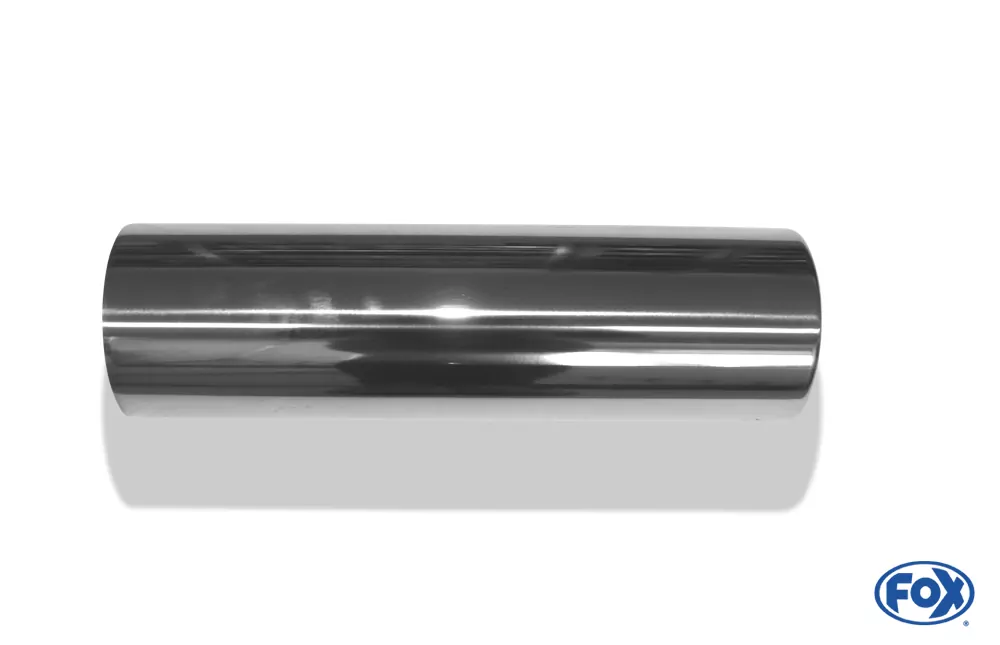 Anschweißendrohr Typ 12  Ø 90 mm / Länge: 300 mm - rund / eingerollt / gerade / ohne Absorber