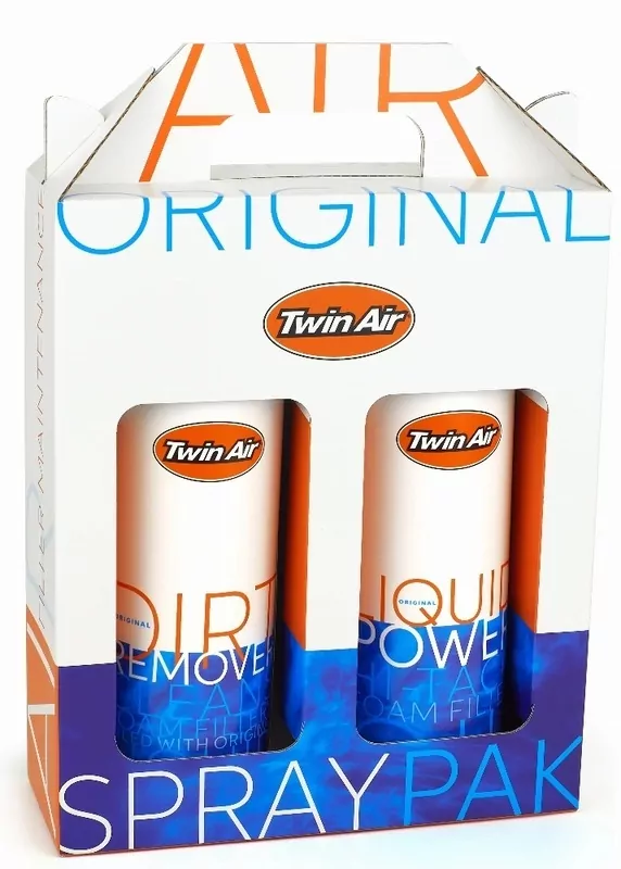 TWIN AIR Liquid Power Spray + Schmutzentferner 2 x 500 ml Paket