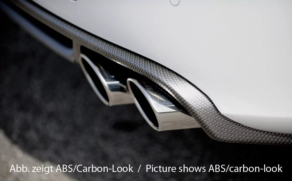 Rieger Heckeinsatz für Audi A4 (B8/B81) - Avant 11.07-12.11 (bis Facelift) carbon optik