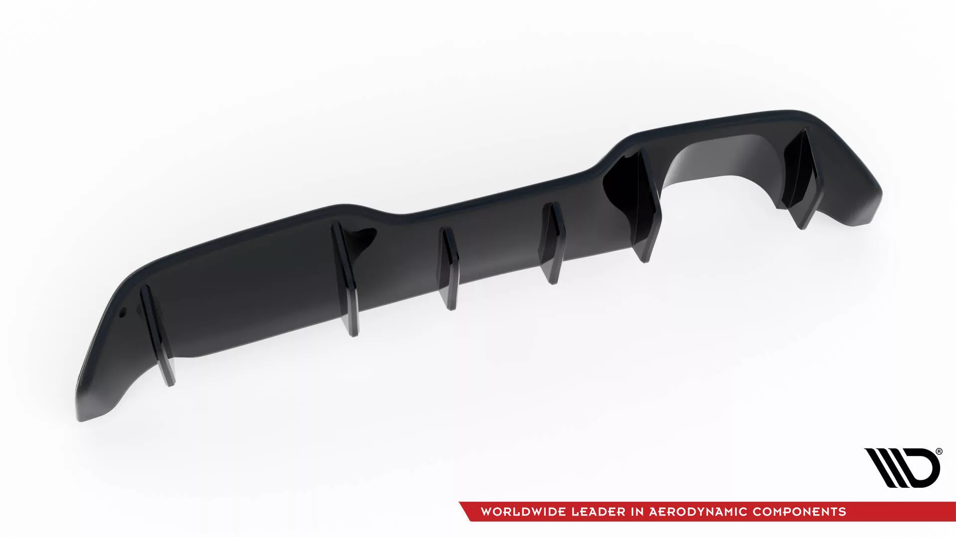 Diffusor Heck Ansatz Passend Für Passend Für Ford Fiesta Mk7 ST FL Schwarz Hochglanz Schwarz Hochglanz