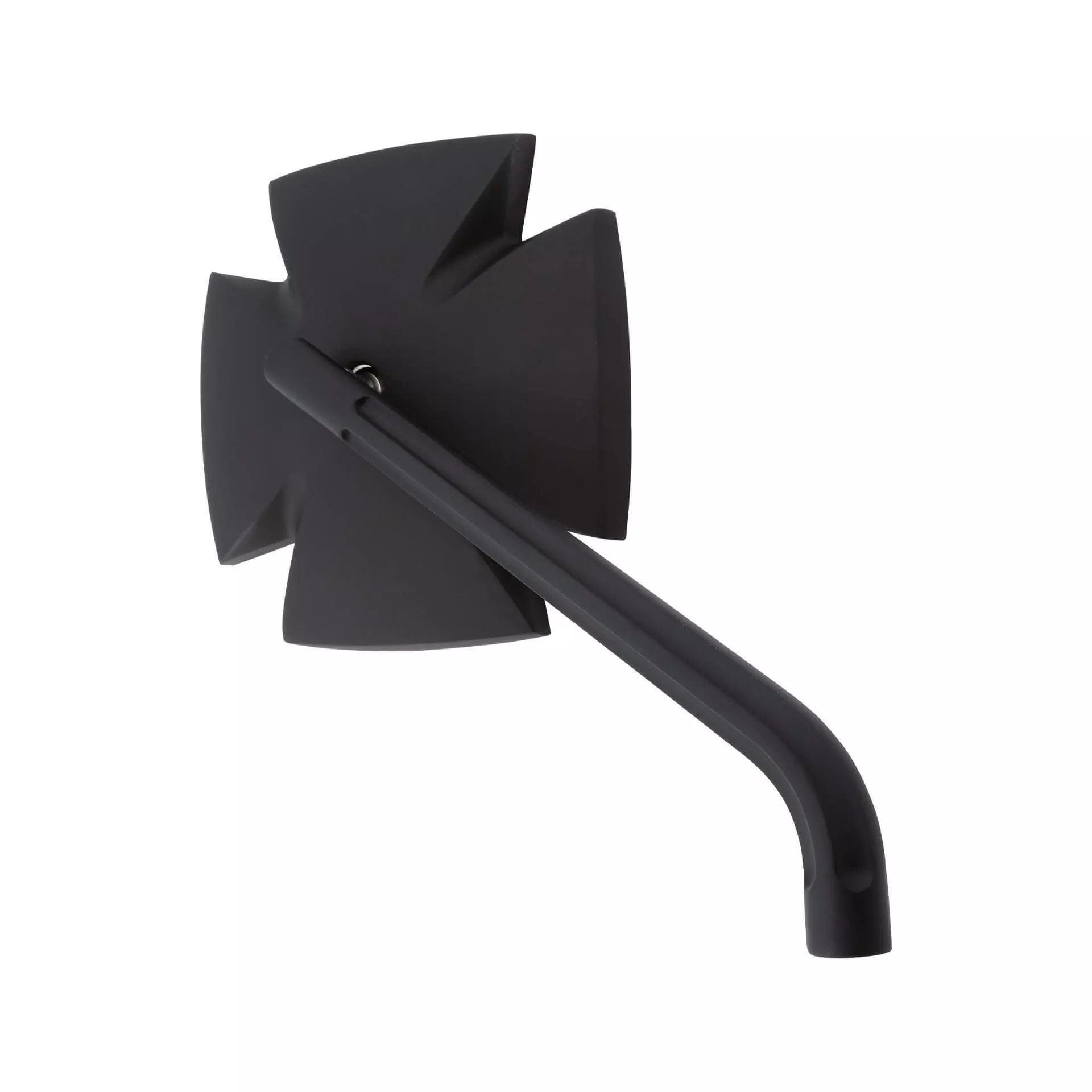 HIGHSIDER pro Handlebar Mirror Iron Cross Black (Pair)