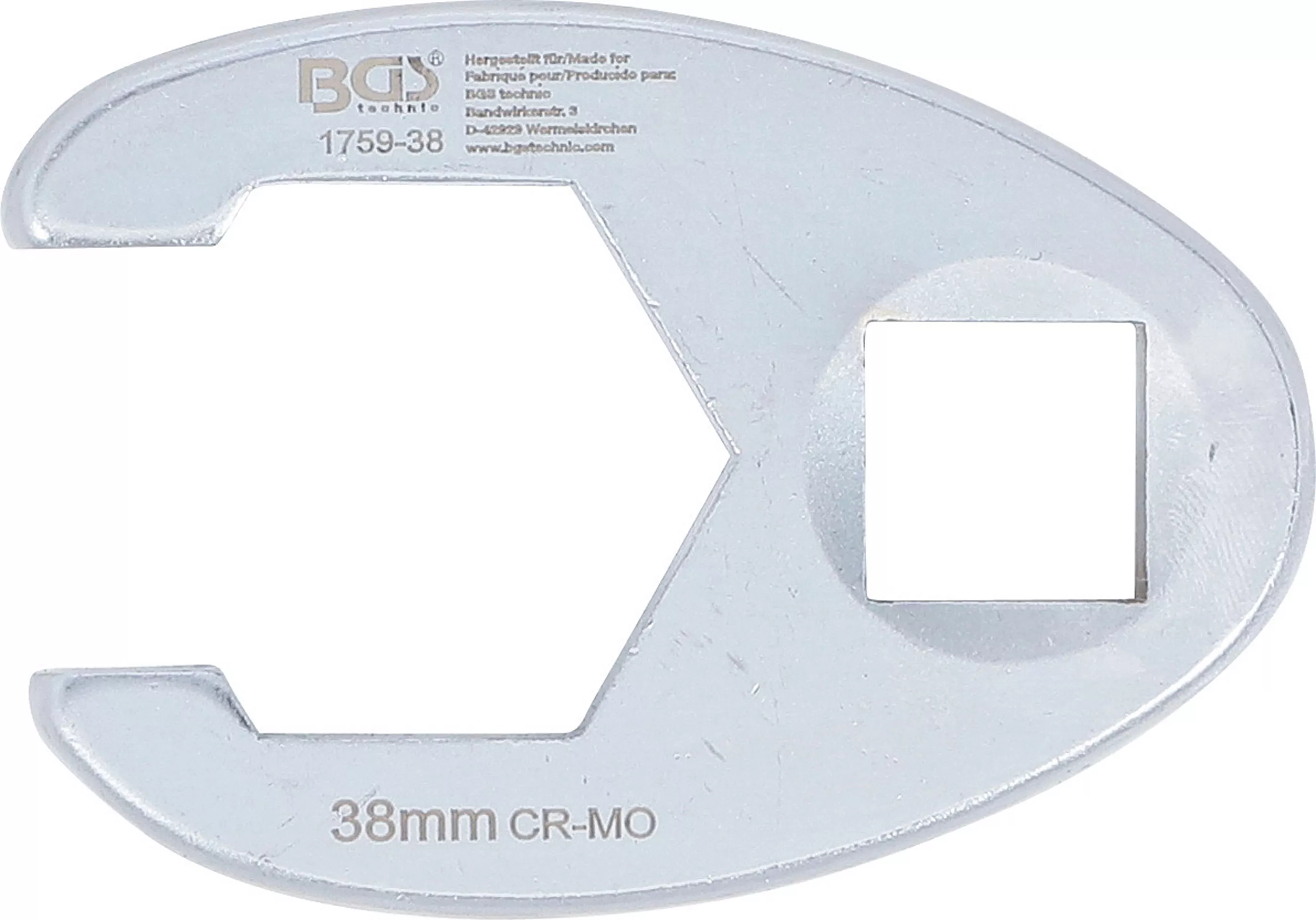 Hahnenfußschlüssel | Antrieb Innenvierkant 20 mm (3/4") | SW 38 mm