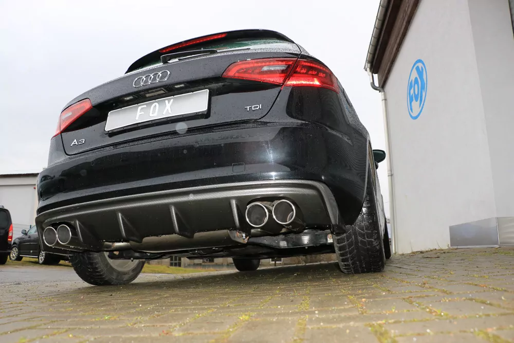 Audi A3 - 8V Sportback  Endschalldämpfer Ausgang rechts/links - 2x90 Typ 16 rechts/links