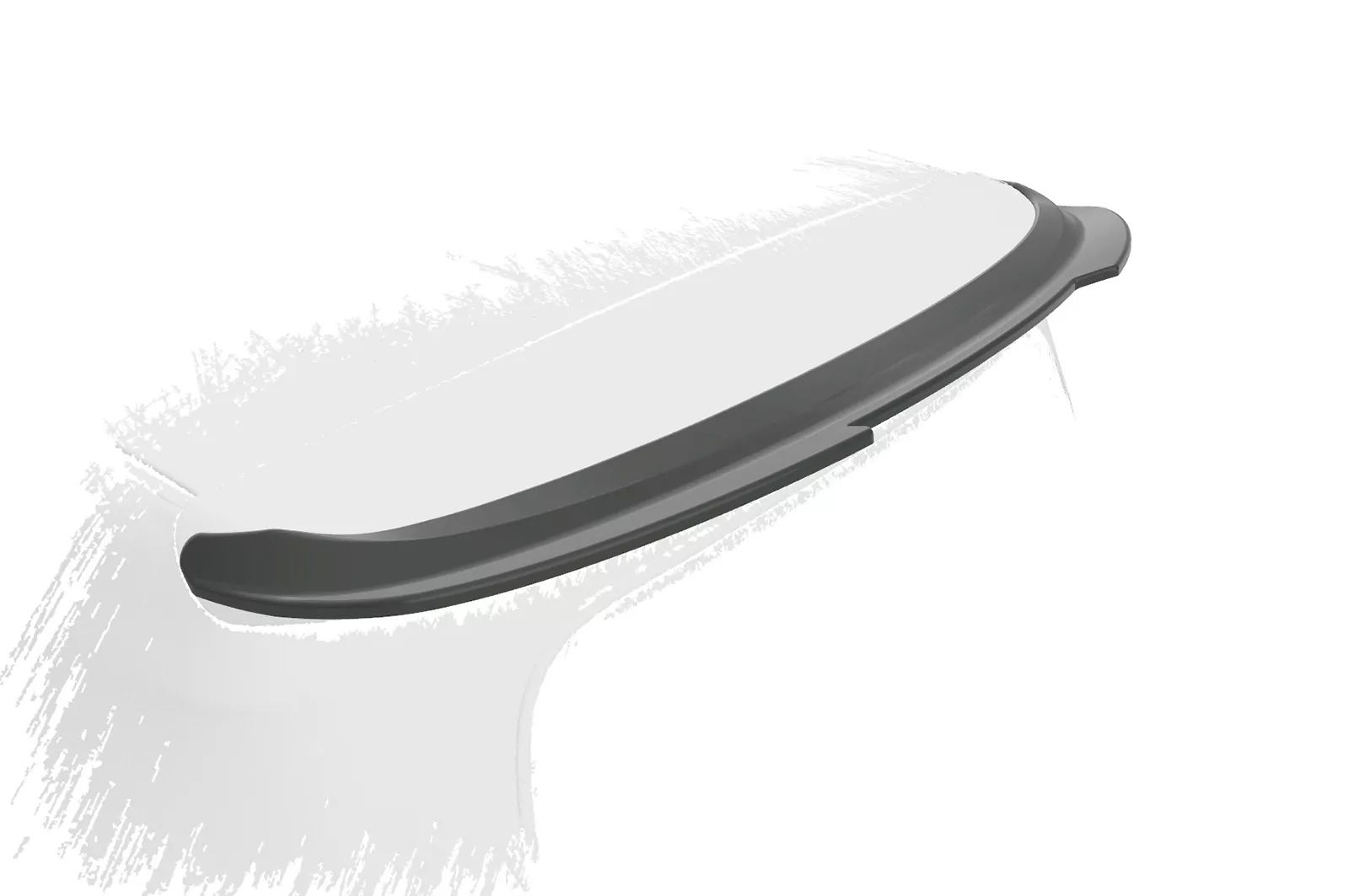 Heckflügel mit ABE für Smart Fortwo 453 Cabrio HF863 Schwarz Strukturiert