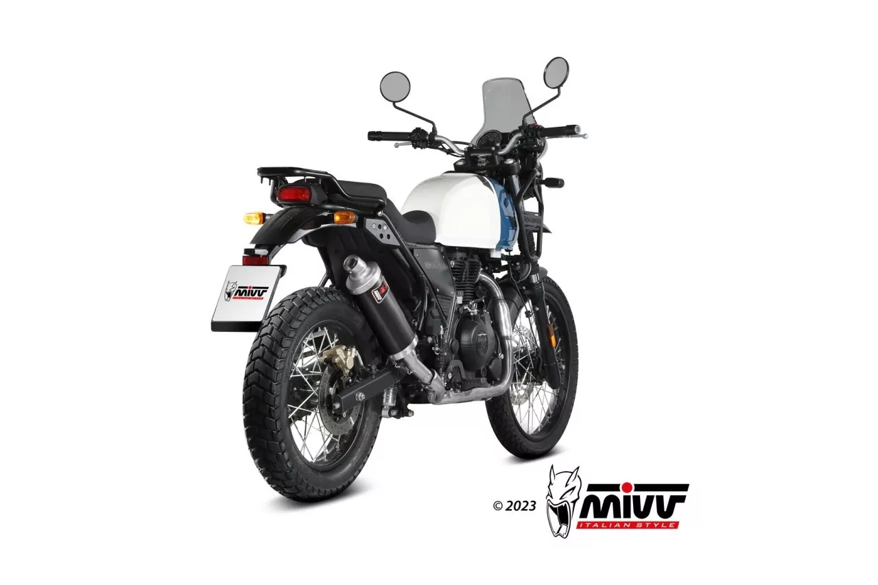 MIVV DAKAR Edelstahl Schwarz ROYAL ENFIELD HIMALAYAN 411 22-23