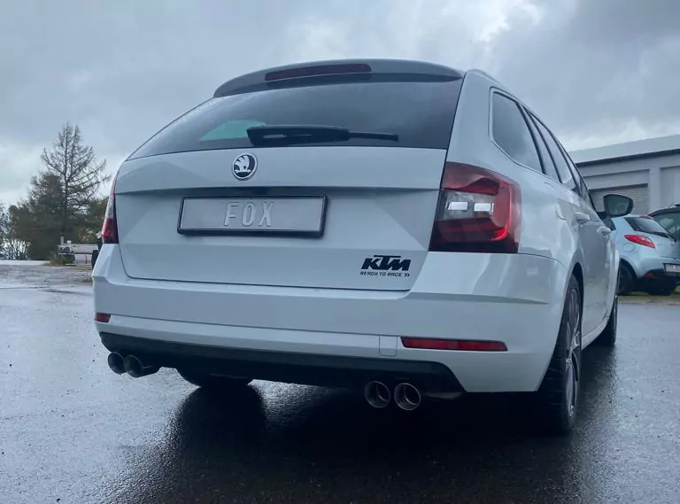 Skoda Octavia 5E - 2,0l 140kW  Endschalldämpfer rechts/links - 2x76 Typ 25 rechts/links