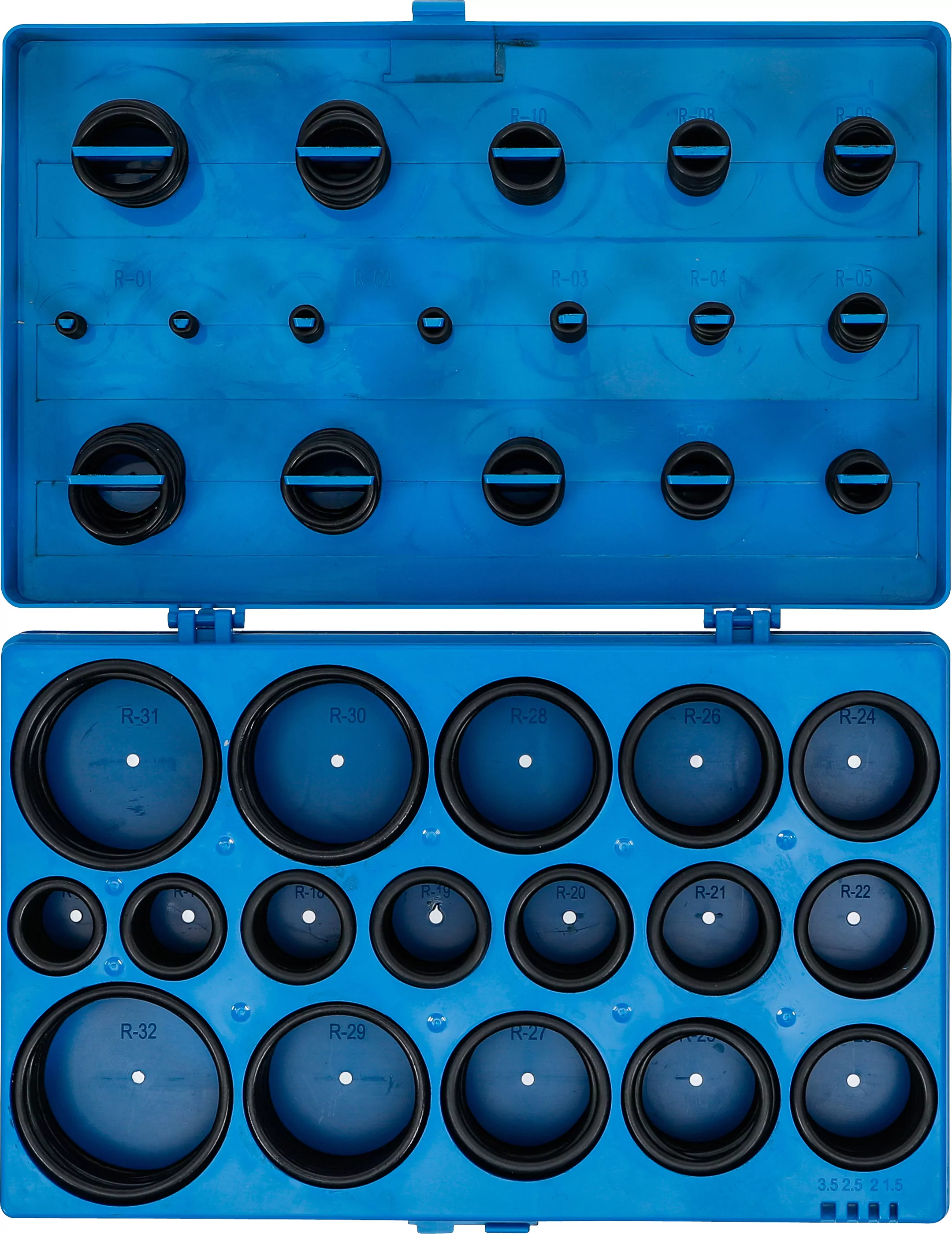 O-Ring-Sortiment | Ø 3 - 50 mm | 419-tlg.