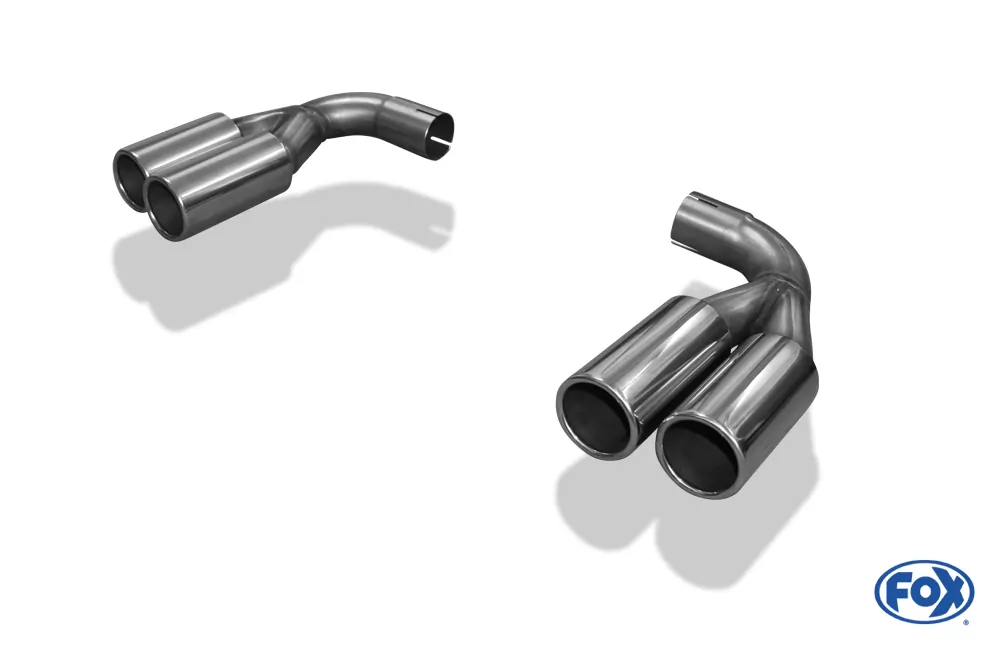 Volvo XC60  Endrohre rechts/links passend auf den originalen Endschalldämpfer - 2x76 Typ 13 rechts/links