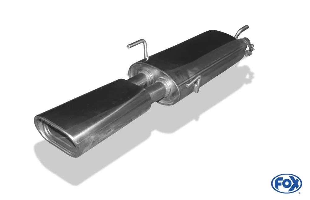 Opel Astra F Stufenheck  Endschalldämpfer 3-Punkt-Aufhängung - 135x80 Typ 53