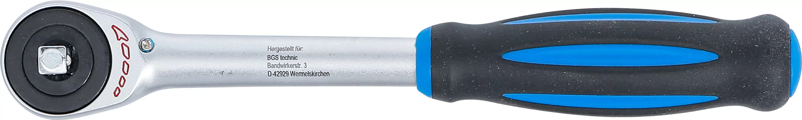 Umschaltknarre mit Drehgriff | Abtrieb Außenvierkant 6,3 mm (1/4")