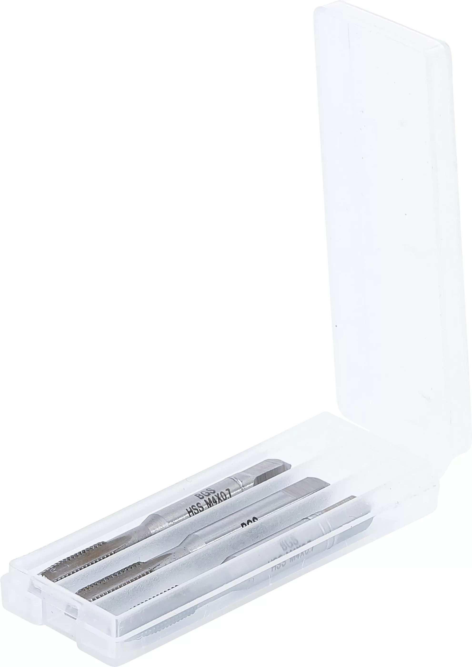 Gewindebohrer-Satz | Vor-, Mittel- und Fertigschneider | HSS-G | M4 x 0,7 mm | 3-tlg.