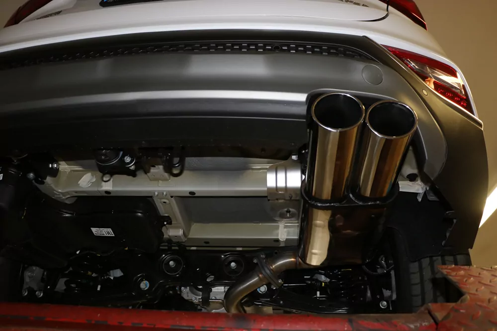 Hyundai Santa Fé 4x4 - TM  Endschalldämpfer - 2x106x71 Typ 32