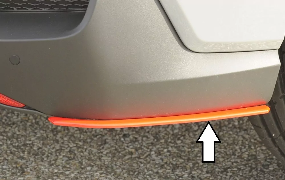 Rieger Heckschürzenansatz seitlich rechts für Hyundai i30 N-Performance  (PDE) 5-tür. (Fastback) 05.21- (ab Facelift)