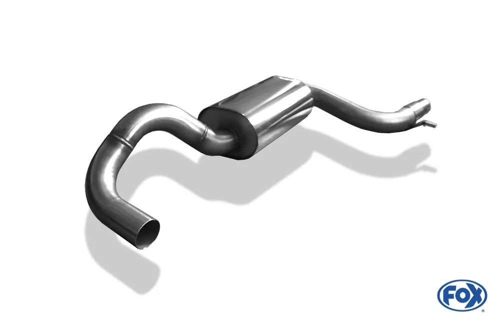 VW Beetle 1,4l - 16 (5C) Coupe & Cabrio - Starre Hinterachse  Mittelschalldämpfer