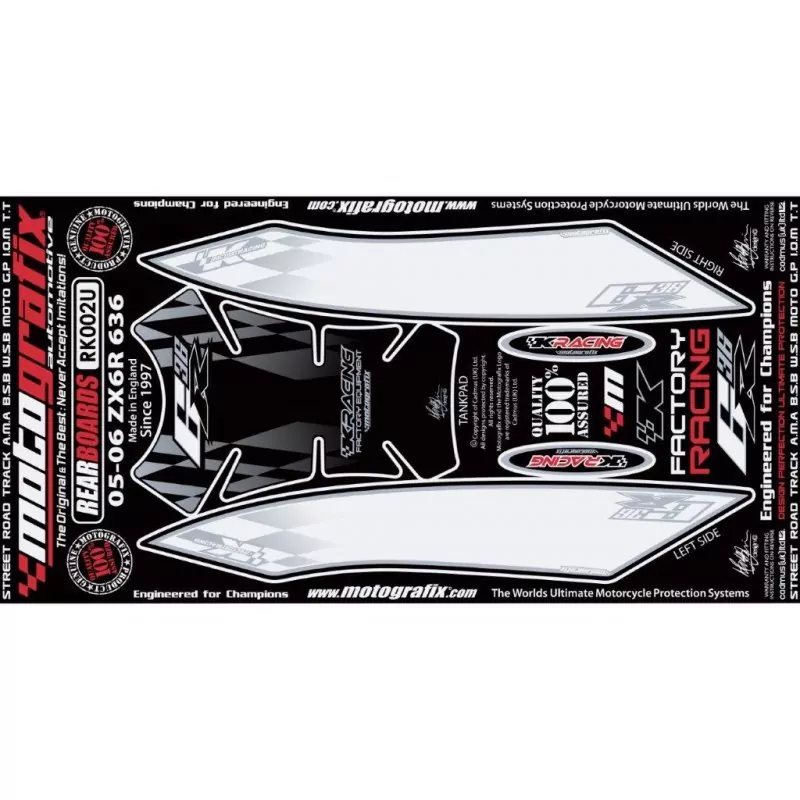 Motografix Steinschlagschutz Set Kawasaki ZX-6 R 2005-2006 RK002U